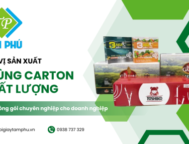 Đơn vị sản xuất thùng carton chất lượng - Giải pháp đóng gói chuyên nghiệp cho doanh nghiệp