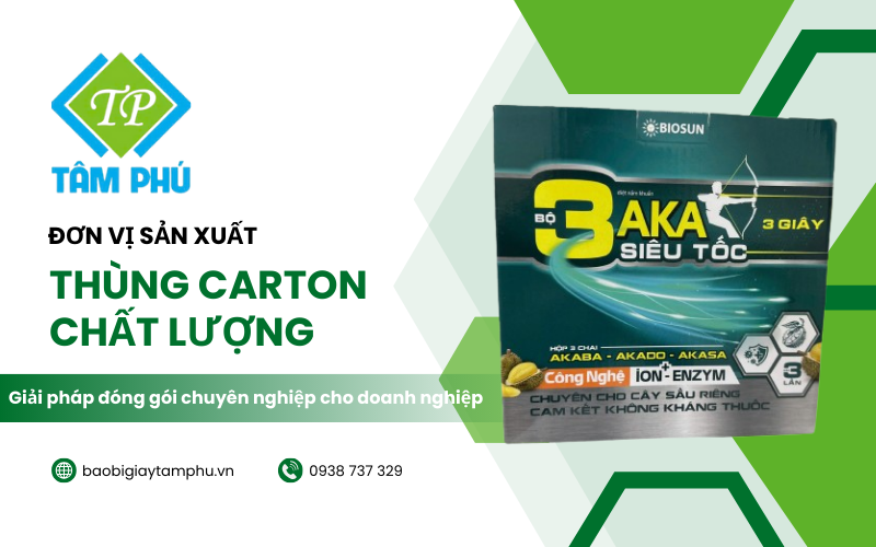 thùng carton in offset