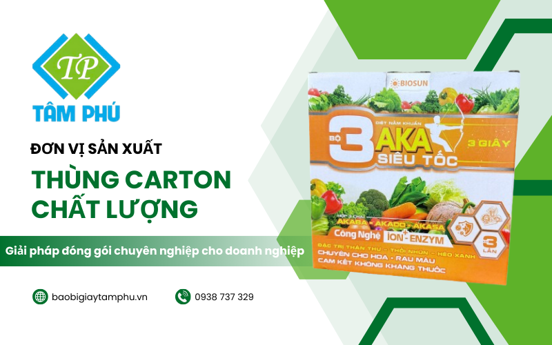 thùng carton in offset